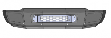 Flog Industries Steel Demon Series 2020-2023 Chevy 2500/3500 Front Bumper