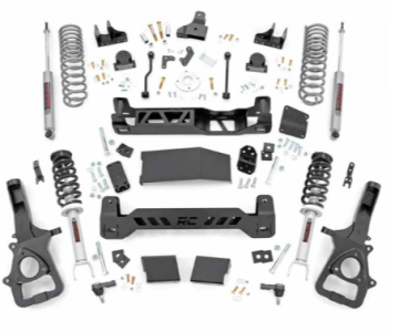 Rough Country 6 Inch Lift Kit RAM 1500 4WD (2019-2024)