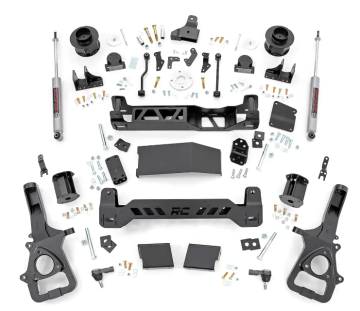 Rough Country 5 Inch Lift Kit | Air Ride| Ram 1500 4WD (2019-2024)