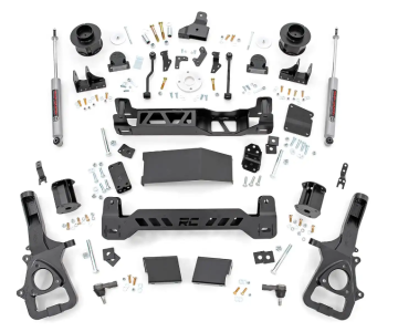 Rough Country 5" Lift Kit | Air Ride | RAM 1500 4WD | 2019-2024