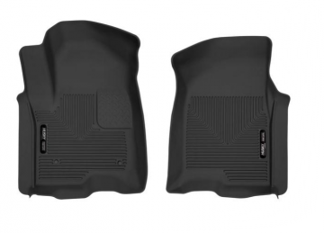 Husky Liners X-Act Black Contour Floor Liners 2020-2024 Chevy 2500/3500 (Double Cab & Crew Cab)