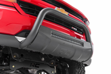 Rough Country Black LED Bull Bar CHEVY/GMC CANYON/COLORADO 2WD/4WD (2015-2024)