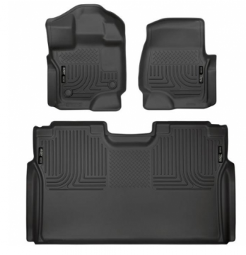 Husky Liners Weatherbeater Floor Liners 15-21 Ford F-250/F-350