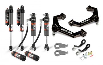 Cognito 3-Inch Leveling Kit w/ Fox 2.5 Series Shocks for 20-24 Silverado/Sierra 2500/3500 2WD/4WD