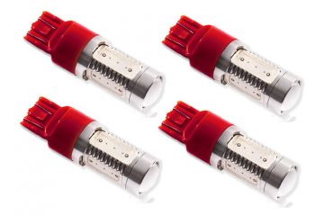 Diode Dynamics 7443 LED Bulb HP11 LED Red Set of 4