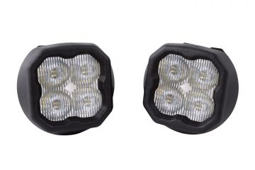 Diode Dynamics SS3 LED Fog Light Kit for 2014-2015 GMC Sierra 1500 White SAE/DOT Fog Sport