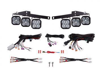 Diode Dynamics Raptor 2017 SS3 LED Fog Kit White Pro