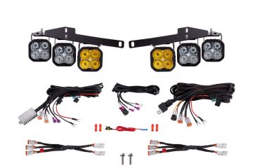 Diode Dynamics Raptor 2017 SS3 LED Fog Kit Yellow Sport