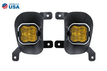 Diode Dynamics SS3 LED Fog Light Kit for 13-18 Ram 1500 Yellow SAE/DOT Fog Pro