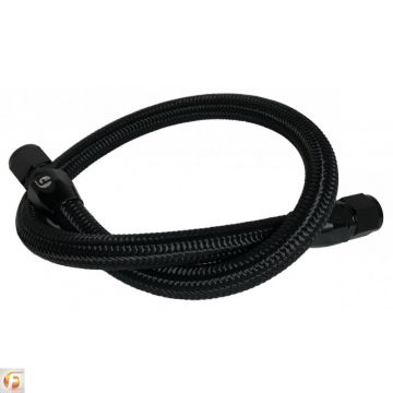 Fleece Performance 39.50 Inch 12 Valve Cummins Coolant Bypass Hose Black Nylon Braided