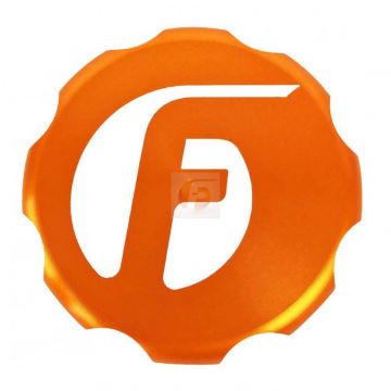 Fleece Performance Cummins Billet Oil Cap Cover Orange