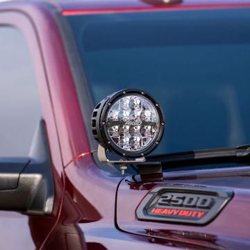 RIGID Industries 2019-Present Dodge RAM 2500/3500 A-Pillar 6 Inch 360-Series LED Light Kit