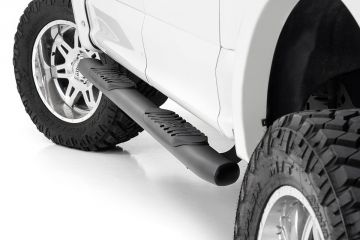 Rough Country Ford Oval Nerf Step Bars (15-20 F-150 SuperCrew Cab)