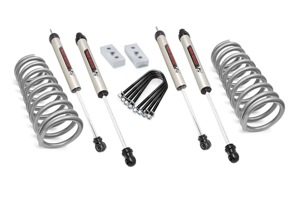 3 Inch Suspension Lift Kit w/V2 Shocks 03-13 RAM 2500/3500 Rough