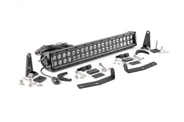 Rough Country Nissan 20 Inch LED Bumper Kit Black Series 16-24 Titan XD