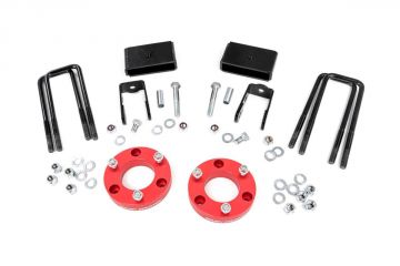 Rough Country 2 Inch Leveling Lift Kit Red 16-23 Titan XD 2WD/4WD