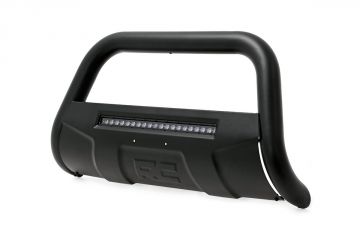 Rough Country Ford 04-23 F-150 Bull Bar w/LED Light Bar Black