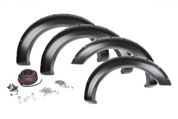 Rough Country Dodge Pocket Fender Flares w/Rivets 10-18 RAM 2500/3500