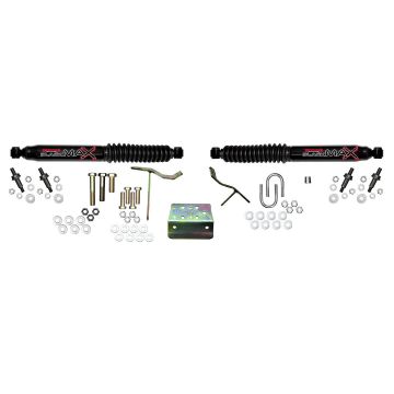 Skyjacker Steering Stabilizer Dual Kit Black Dual Kit 03-08 Dodge Ram 2500/3500