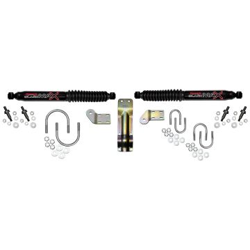 Skyjacker Steering Stabilizer Dual Kit Black Dual Kit 98-01 Dodge Ram 1500 98-02 Dodge Ram 2500