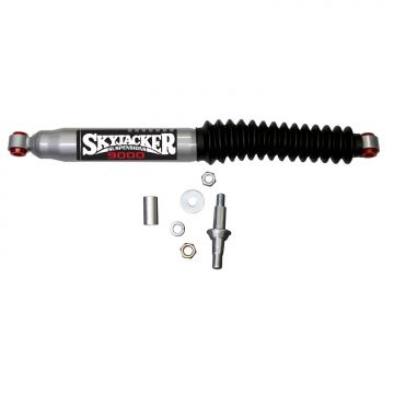 SkyJacker Steering Stabilizer HD OEM Replacement Kit 00-10 Chevy/GMC Silver w/Black Boot