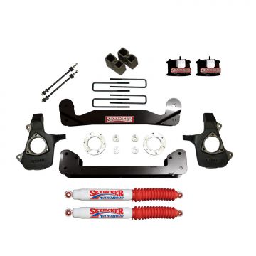 SkyJacker Suspension Lift Kit 14-16 Silverado/Sierra 1500 w/Shock Nitro Shocks 4 Inch Lift Incl. Fro