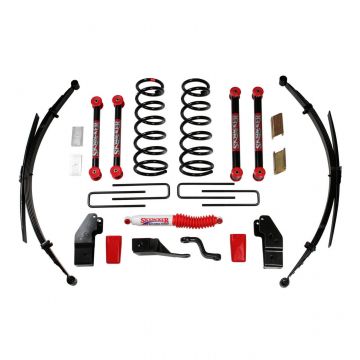 SkyJacker Suspension Lift, 4WD, 4.0-4.5 in. Front/Leveled Rear, Dodge, Pickup, Diesel/8.0L V10, Kit