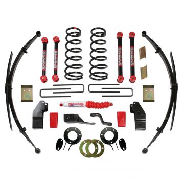 SkyJacker Suspension Lift, 4WD, 4.0-4.5 in. Front/Leveled Rear, Dodge, Pickup, Diesel, 8.0L V10, Kit