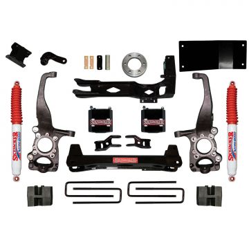 SkyJacker Suspension Lift Kit w/Shock 6 Inch Lift 15-19 Ford F-150 Incl. Steering Knuckles Crossmemb