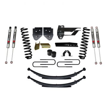 SkyJacker Suspension Lift Kit w/Shock 4 Inch Lift Incl. Front Coil Springs Rear Leaf Springs M9500 M