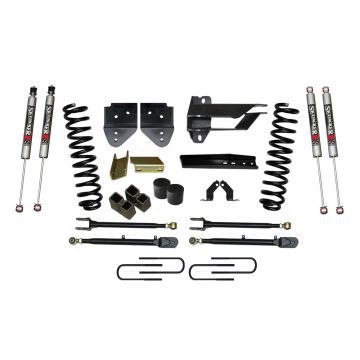 SkyJacker Suspension Lift Kit w/Shock 4 Inch Lift w/Adjustable 4-Links 17-19 Ford F-250 Super Duty I