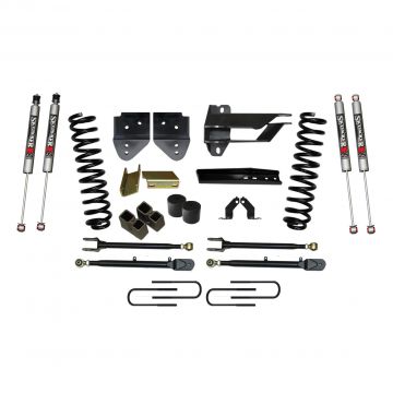 SkyJacker Suspension Lift Kit w/Shock 4 Inch Lift w/Adjustable 4-Links 17-19 Ford F-350 Super Duty I