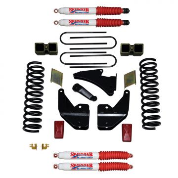 SkyJacker Suspension Lift Kit w/Shock 3.5-4 Inch Lift 13-19 Ram 3500 Incl. Front Coil Springs Rear B