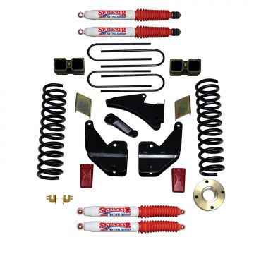 SkyJacker Suspension Lift Kit w/Shock 6 Inch Lift 13-19 Ram 3500 Incl. Front Coil Springs Rear Block