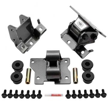 WCFab 2001-2010 Duramax HD Engine Mounts Single Stage Powder Coating