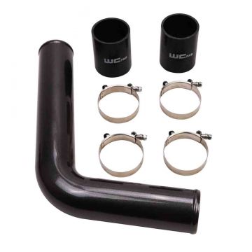 WCFab 2003-2007 5.9L Cummins Driver Side 3 Inch Replacement Intercooler Pipe Single Stage Powd