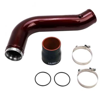 WCFab 2017+ L5P Duramax Passenger Side 3.5 Inch Intercooler Pipe Single Stage Powder Coating W