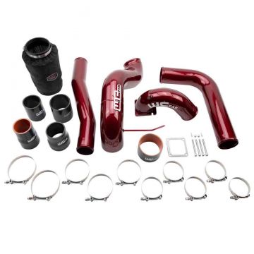 WCFab 2003-2007 5.9L Cummins High Flow Intake Bundle Kit Single Stage Powder Coating