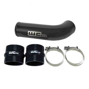 WCFab 2017-2019 L5P Duramax 4 Inch Intake Pipe for OEM Air Box Single Stage Powder Coating