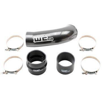 WCFab 2020+ L5P Duramax 4 Inch Intake Pipe for OEM Air Box Single Stage Powder Coating